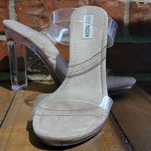 Steve Madden Clear Platform Heel